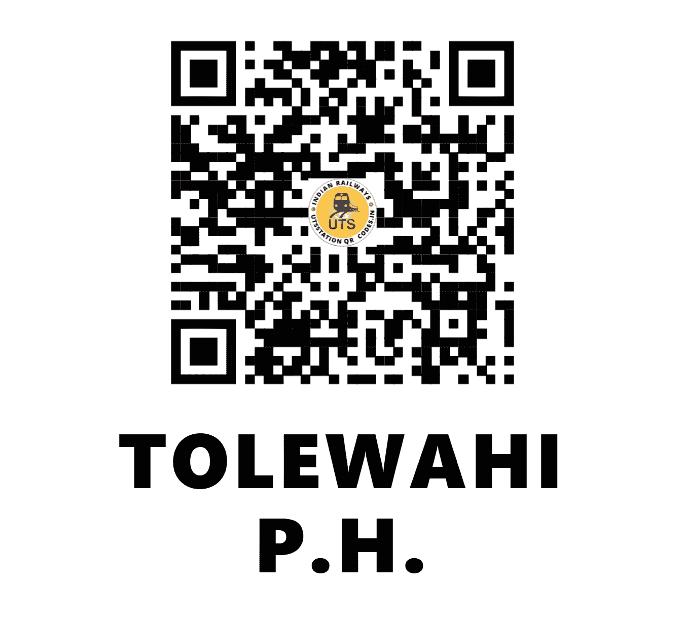 UTS QR Code for TOLEWAHI P.H. - TWI - SB (MAHARASHTRA)