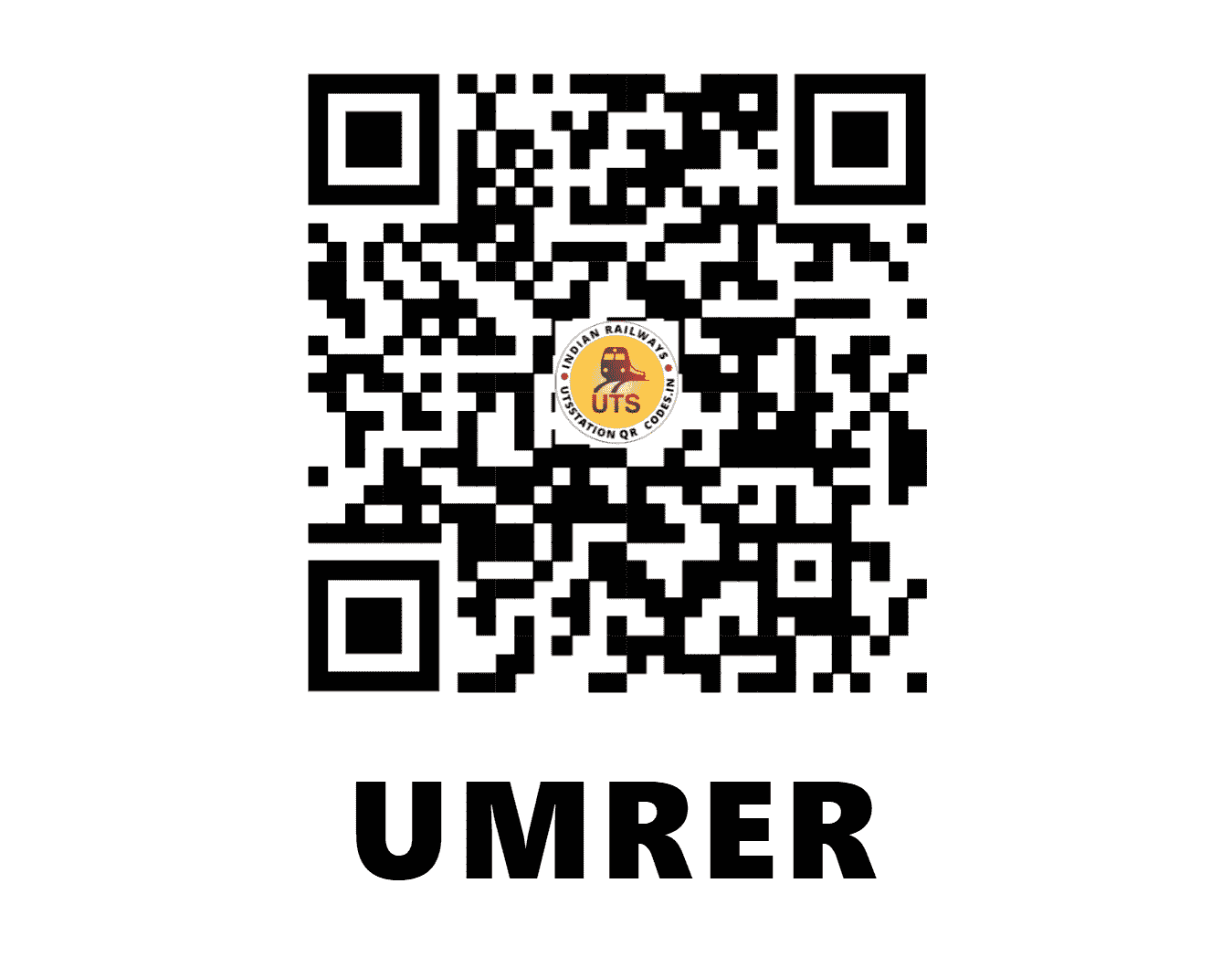 UTS QR Code for UMRER - URR - SB (MAHARASHTRA)