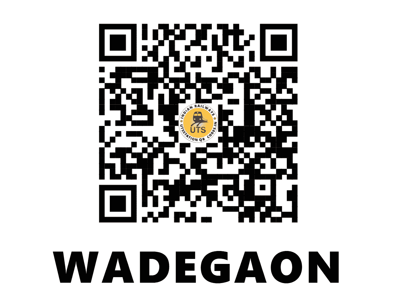 UTS QR Code for WADEGAON - WDG - SB (MAHARASHTRA)
