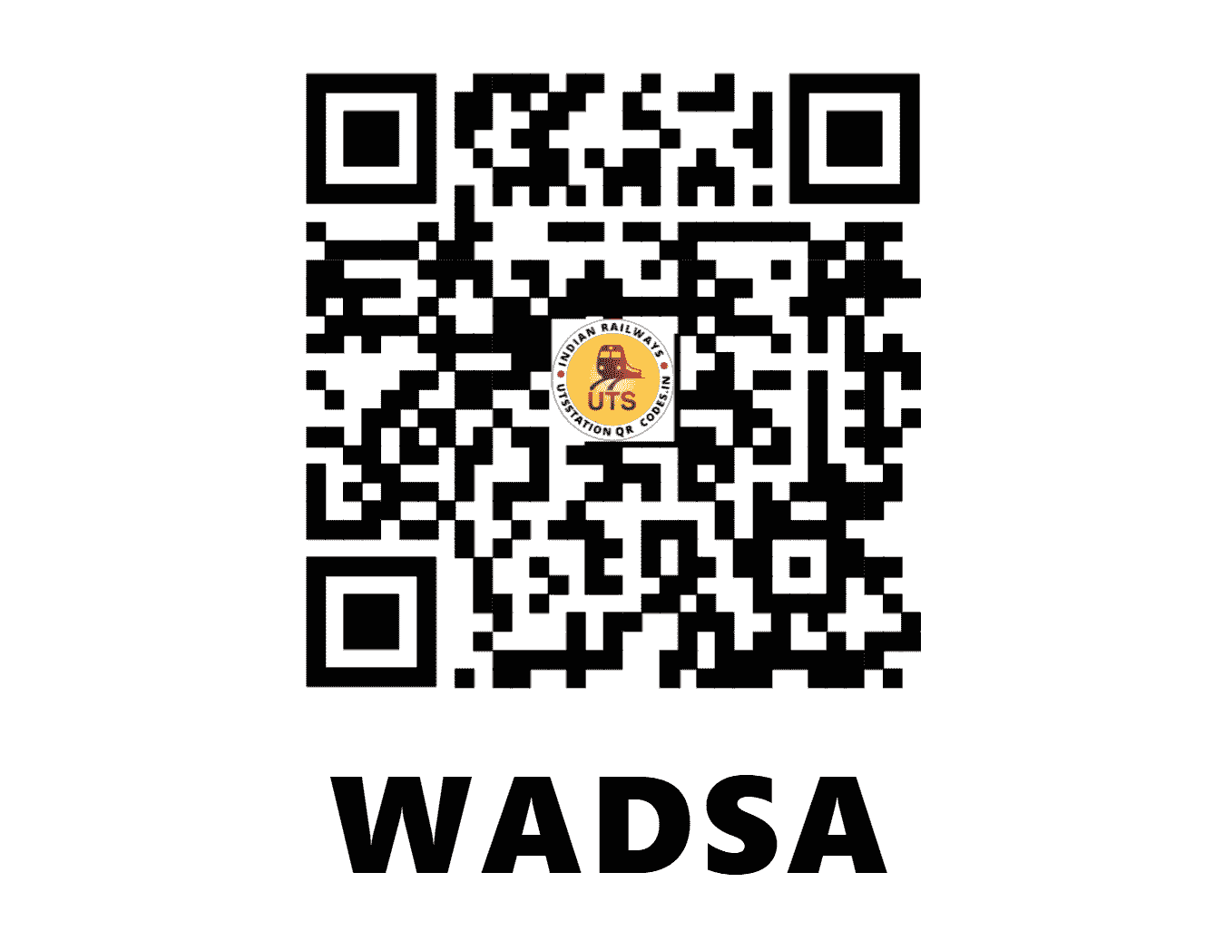 UTS QR Code for WADSA - WSA - SB (MAHARASHTRA)