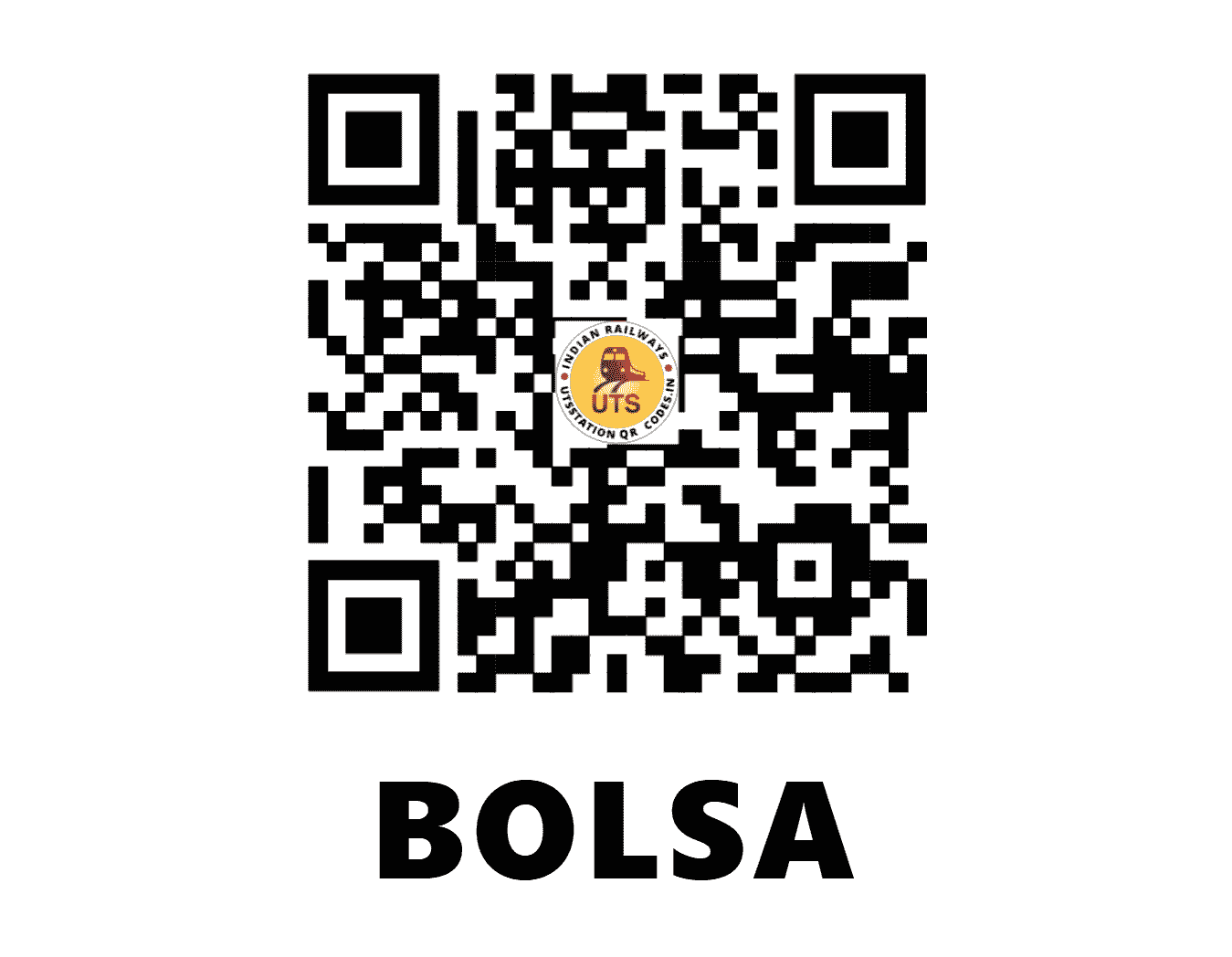 UTS QR Code for BOLSA - BLSA - SC (MAHARASHTRA)