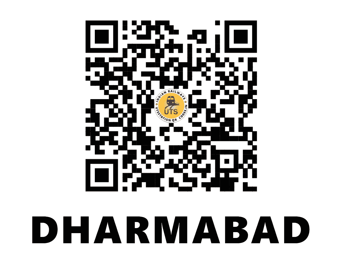UTS QR Code for DHARMABAD - DAB - SC (MAHARASHTRA)