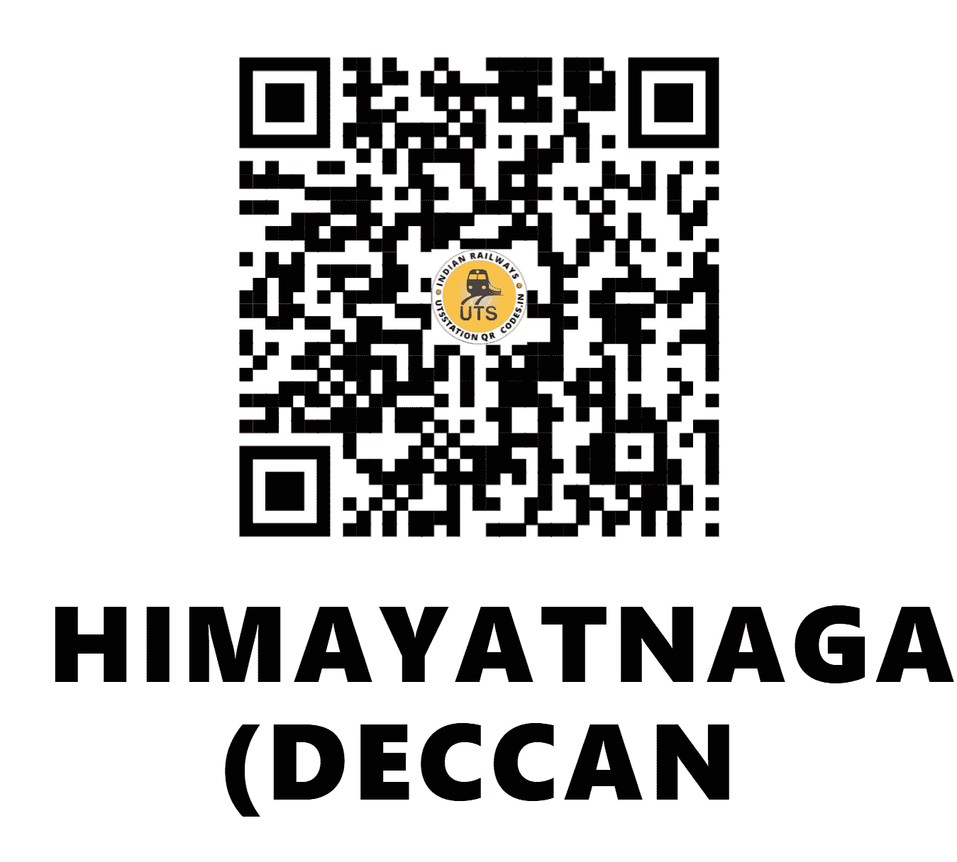 UTS QR Code for HIMAYATNAGAR (DECCAN - HEM - SC (MAHARASHTRA)