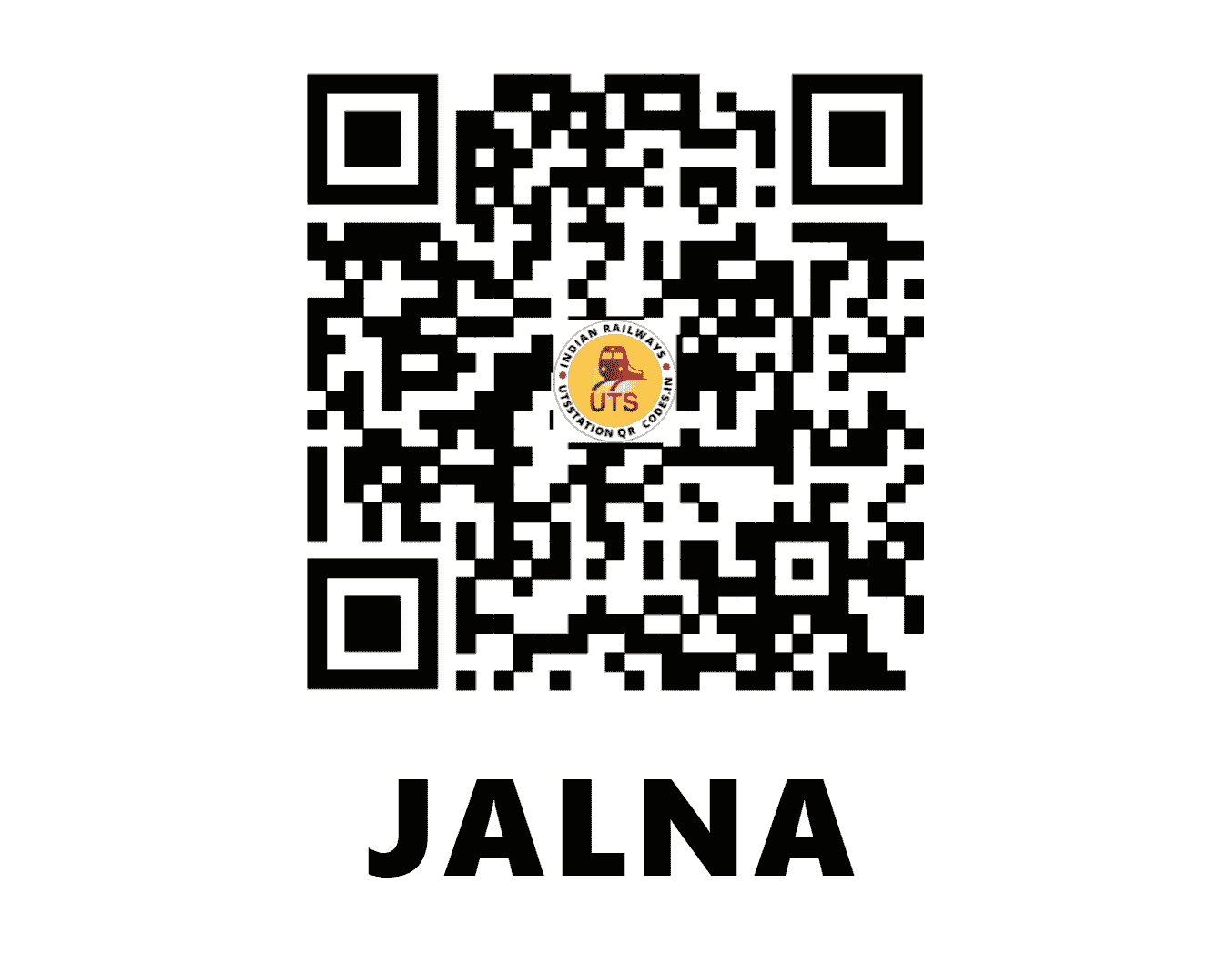 UTS QR Code for JALNA - J - SC (MAHARASHTRA)
