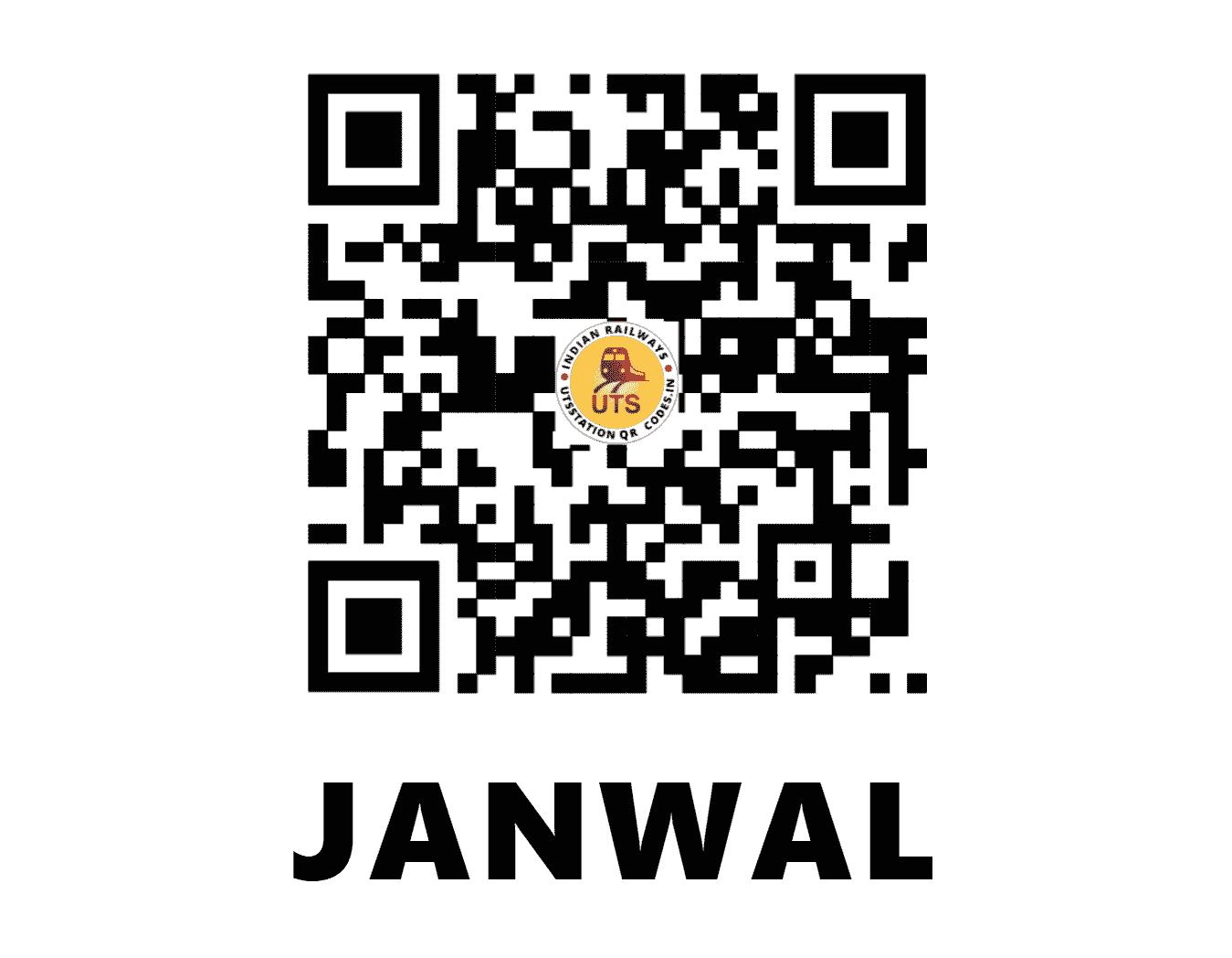 UTS QR Code for JANWAL - JOA - SC (MAHARASHTRA)