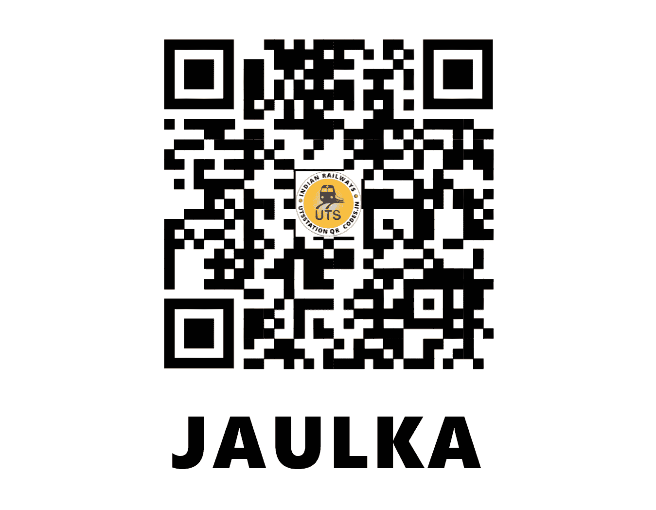 UTS QR Code for JAULKA - JUK - SC (MAHARASHTRA)