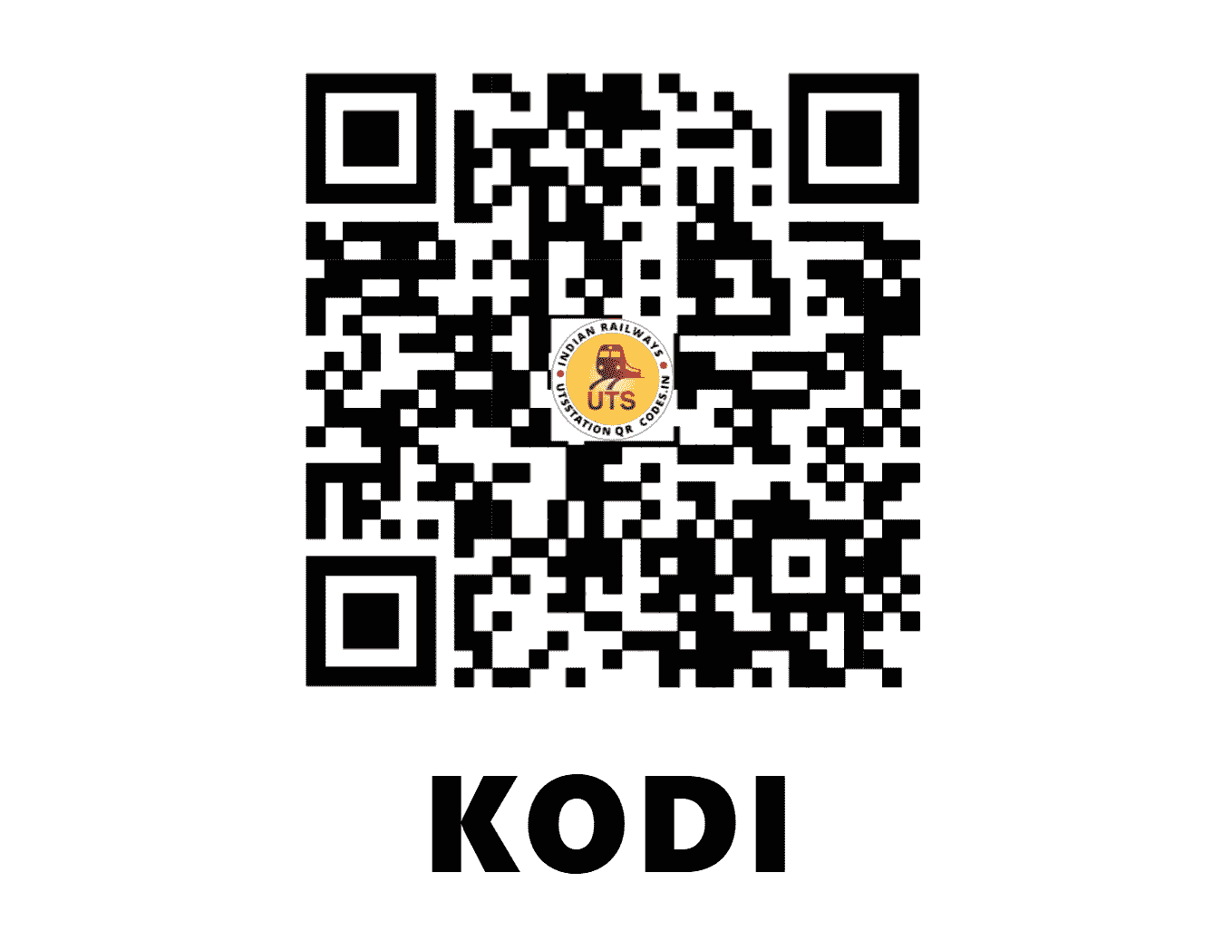 UTS QR Code for KODI - KODI - SC (MAHARASHTRA)