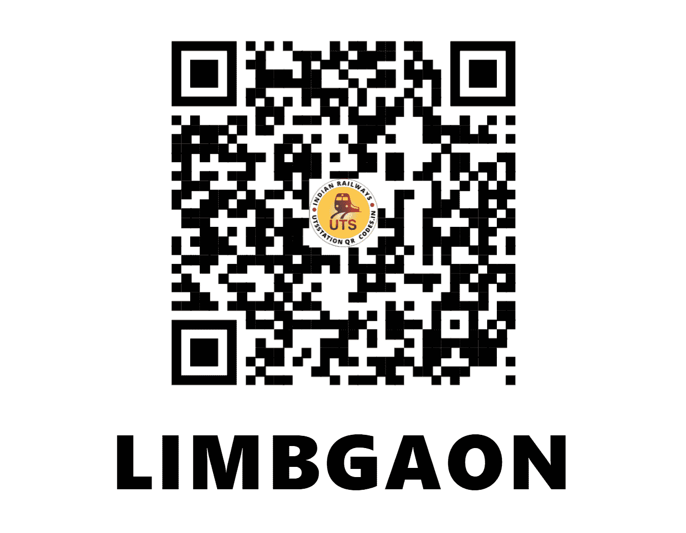 UTS QR Code for LIMBGAON - LBG - SC (MAHARASHTRA)