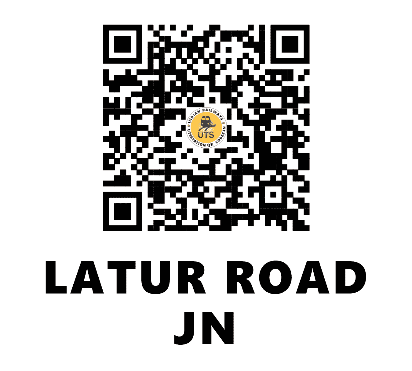 UTS QR Code for LATUR ROAD JN - LTRR - SC (MAHARASHTRA)