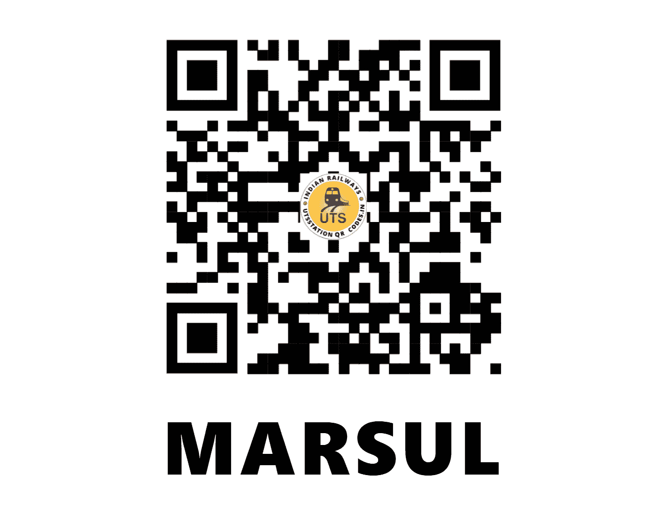 UTS QR Code for MARSUL - MRV - SC (MAHARASHTRA)