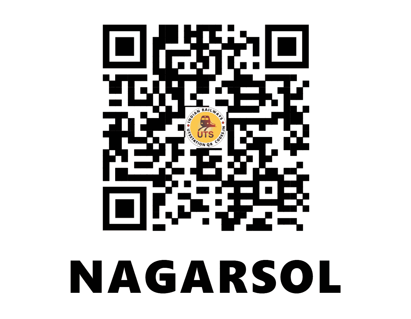 UTS QR Code for NAGARSOL - NSL - SC (MAHARASHTRA)
