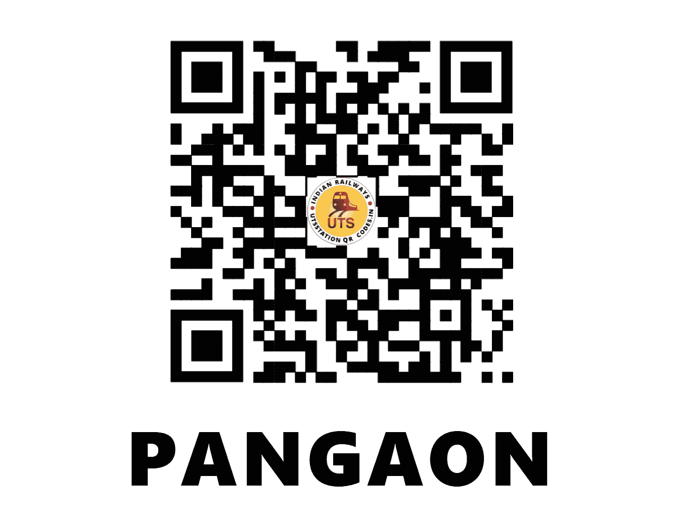 UTS QR Code for PANGAON - PNF - SC (MAHARASHTRA)