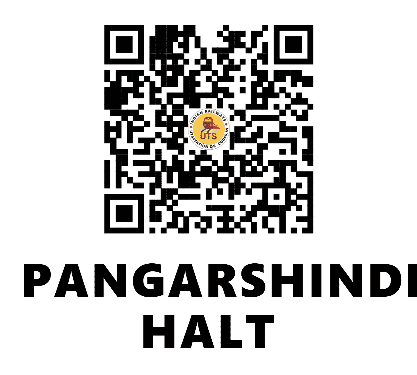UTS QR Code for PANGARSHINDE HALT - PNSD - SC (MAHARASHTRA)