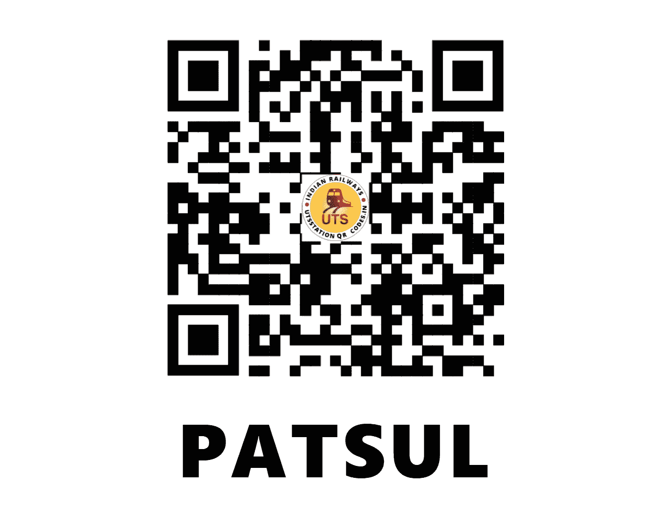 UTS QR Code for PATSUL - PTZ - SC (MAHARASHTRA)