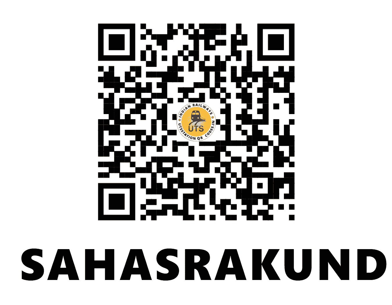 UTS QR Code for SAHASRAKUND - SHSK - SC (MAHARASHTRA)