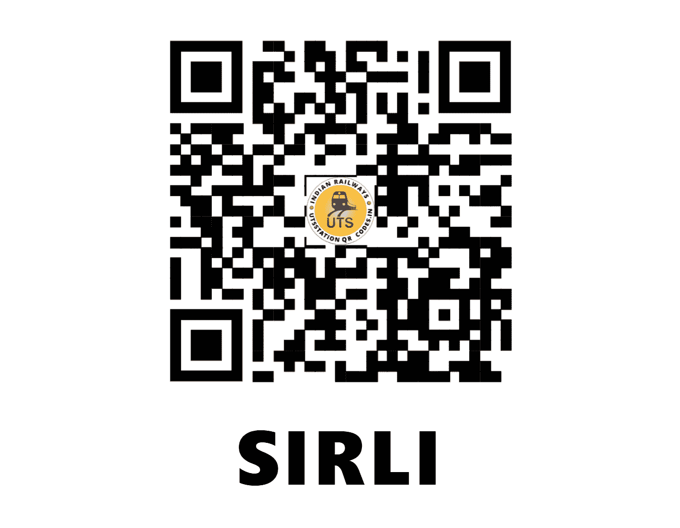 UTS QR Code for SIRLI - SIF - SC (MAHARASHTRA)