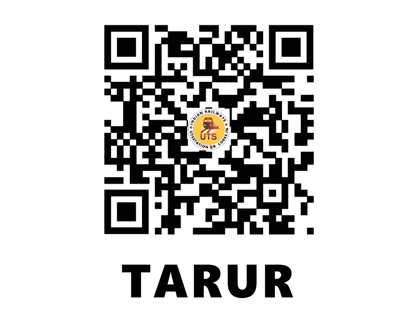 UTS QR Code for TARUR - TR - SC (MAHARASHTRA)