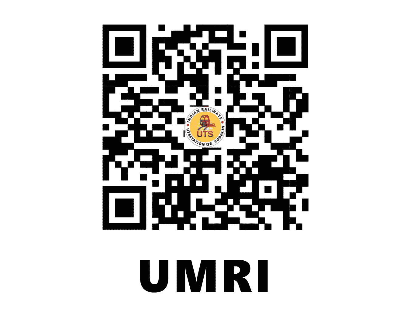 UTS QR Code for UMRI - UMRI - SC (MAHARASHTRA)