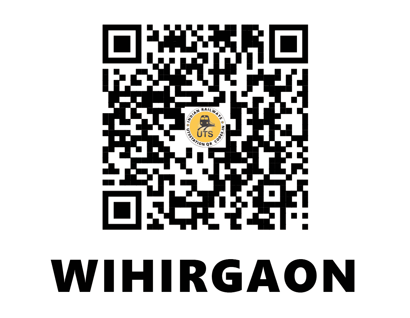 UTS QR Code for WIHIRGAON - VHGN - SC (MAHARASHTRA)