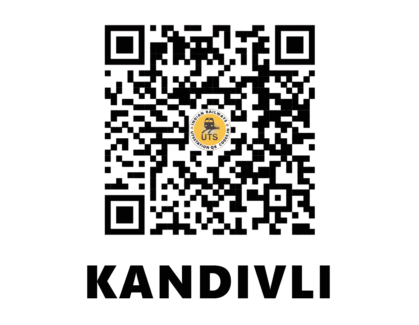 UTS QR Code for KANDIVLI - KILE - WR (MAHARASHTRA)
