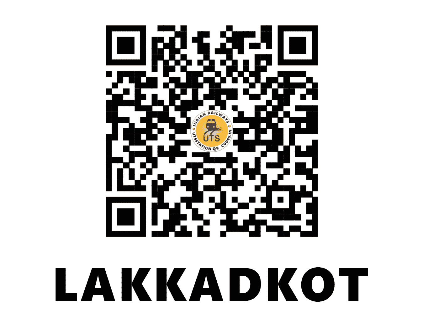 UTS QR Code for LAKKADKOT - LKKD - WR (MAHARASHTRA)