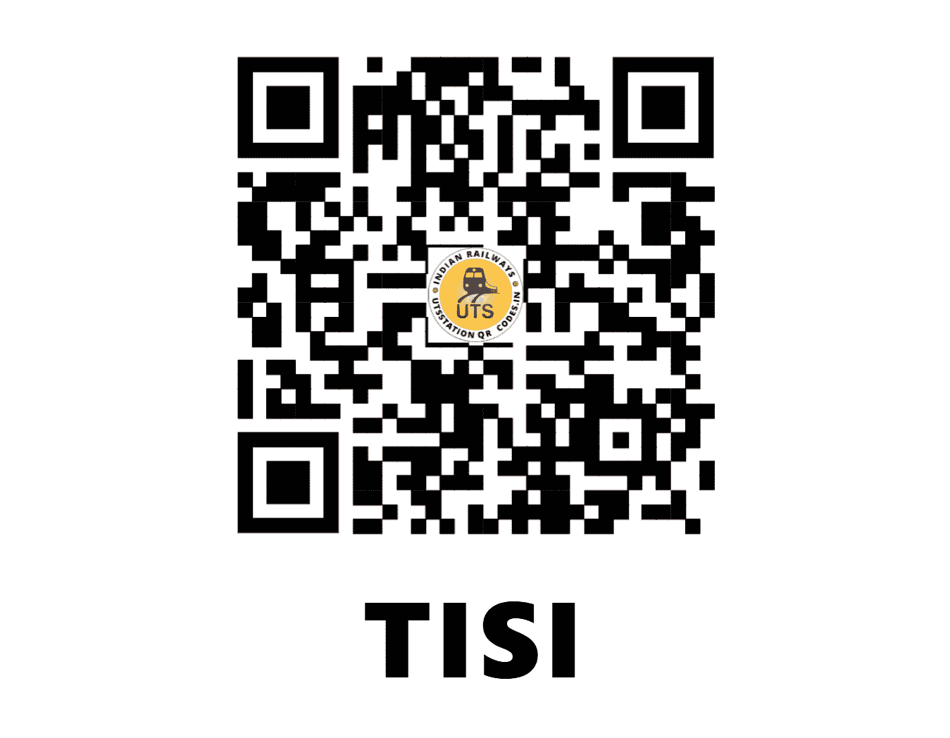 UTS QR Code for TISI - TISI - WR (MAHARASHTRA)