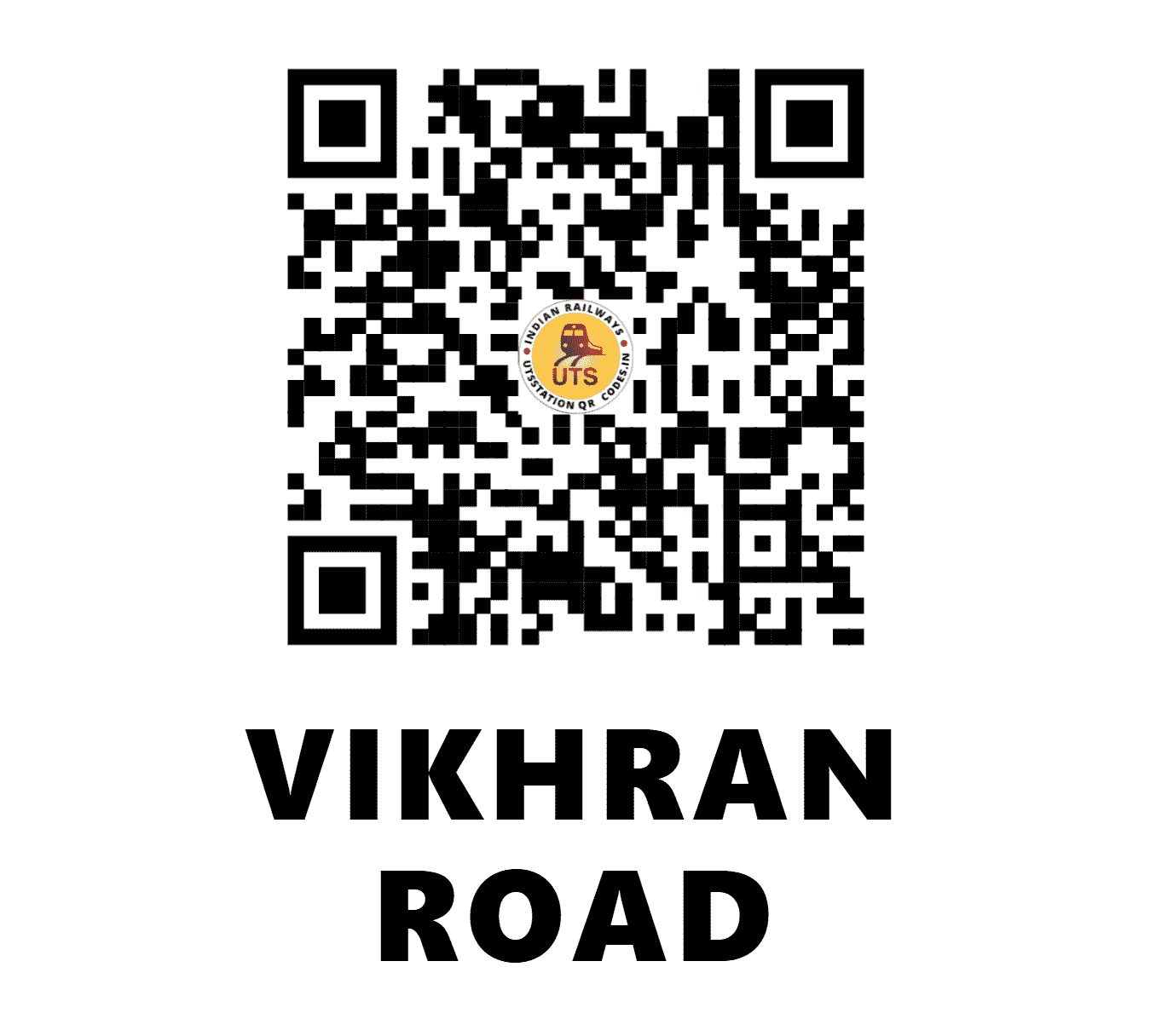 UTS QR Code for VIKHRAN ROAD - VKH - WR (MAHARASHTRA)