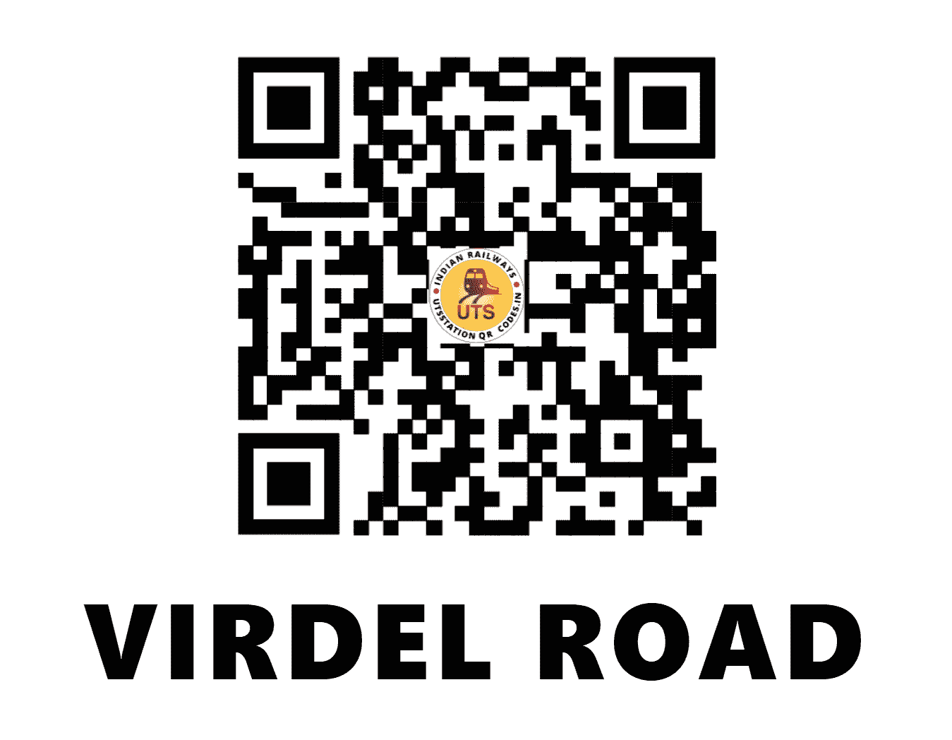 UTS QR Code for VIRDEL ROAD - VRD - WR (MAHARASHTRA)