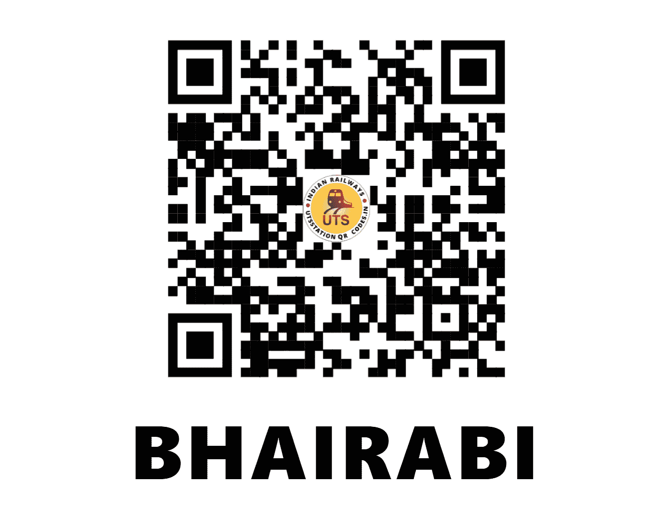 UTS QR Code for BHAIRABI - BHRB - NF (MIZORAM)