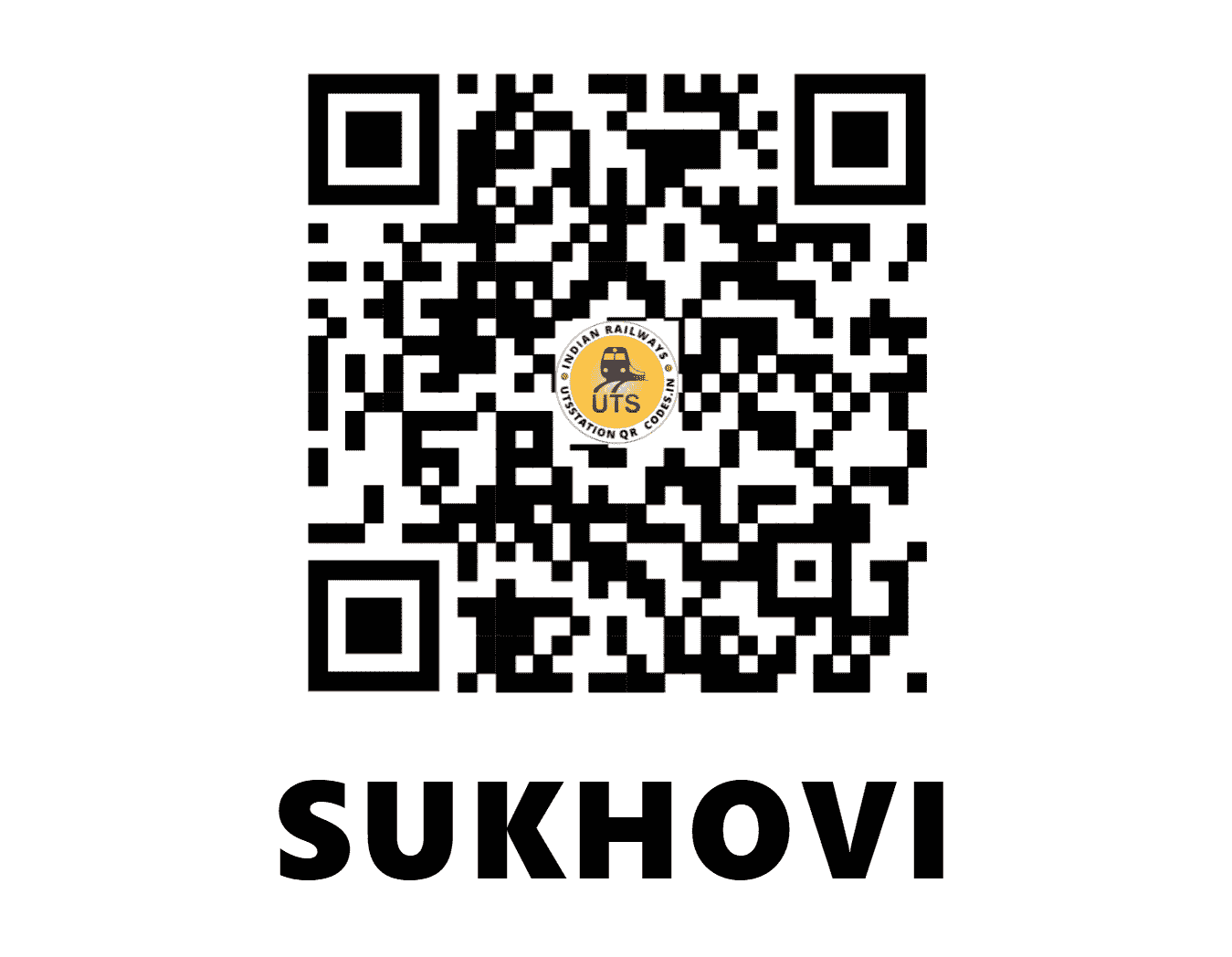 UTS QR Code for SUKHOVI - SKHV - NF (NAGALAND)