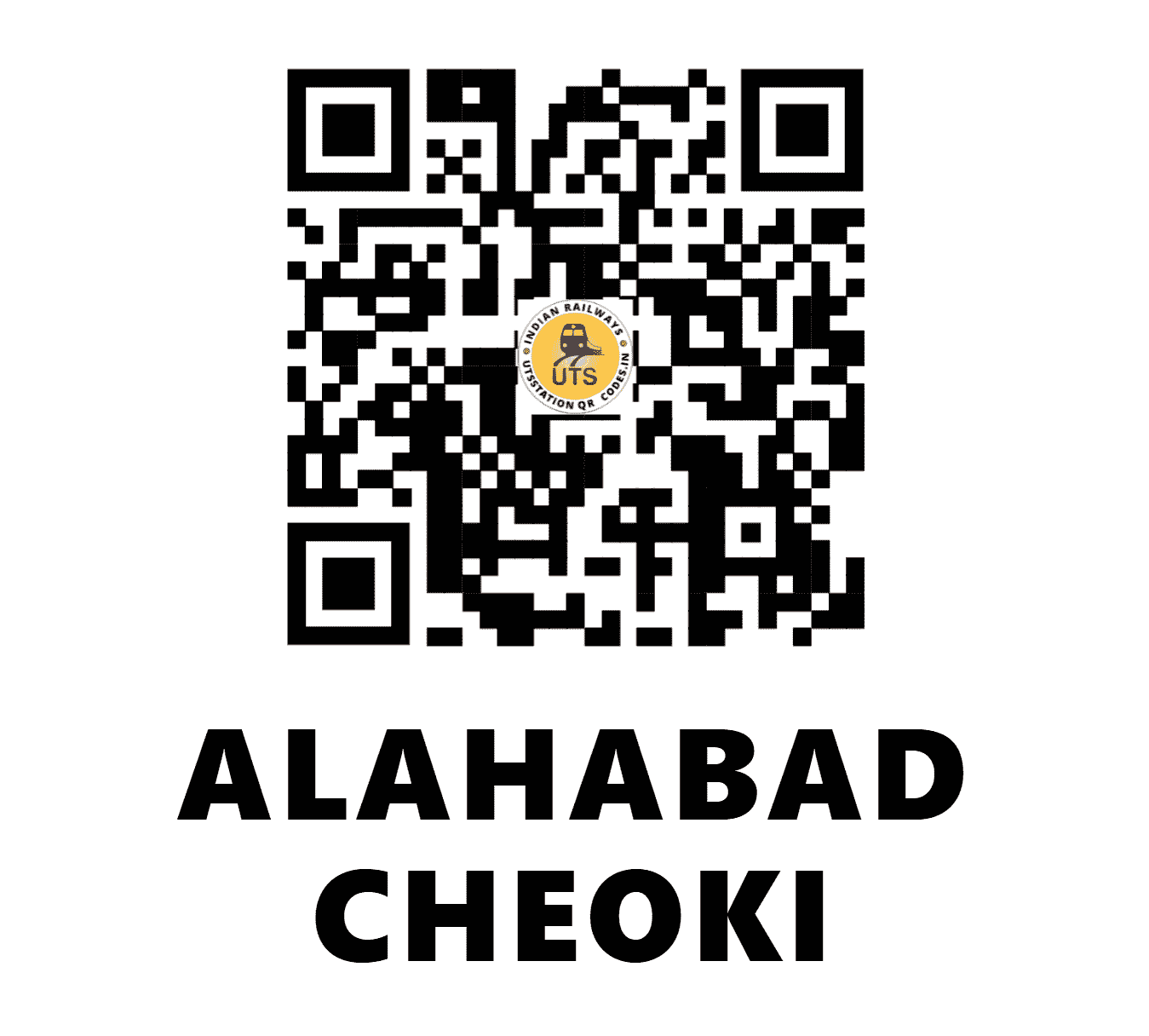 UTS QR Code for ALAHABAD CHEOKI - ACOI - NC ()