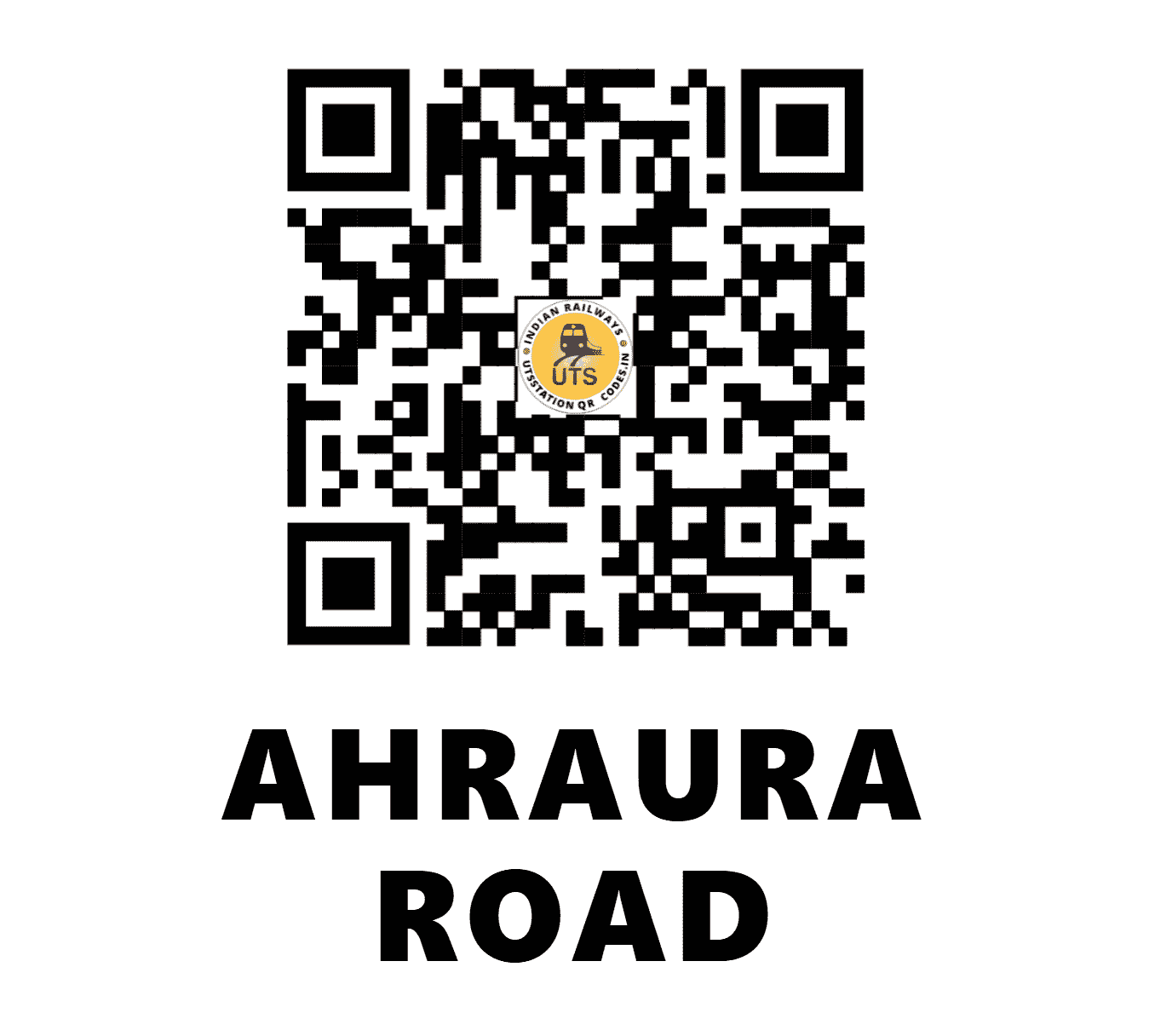 UTS QR Code for AHRAURA ROAD - ARW - NC ()