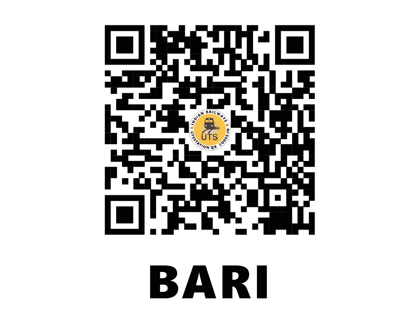 UTS QR Code for BARI - BARI - NC ()