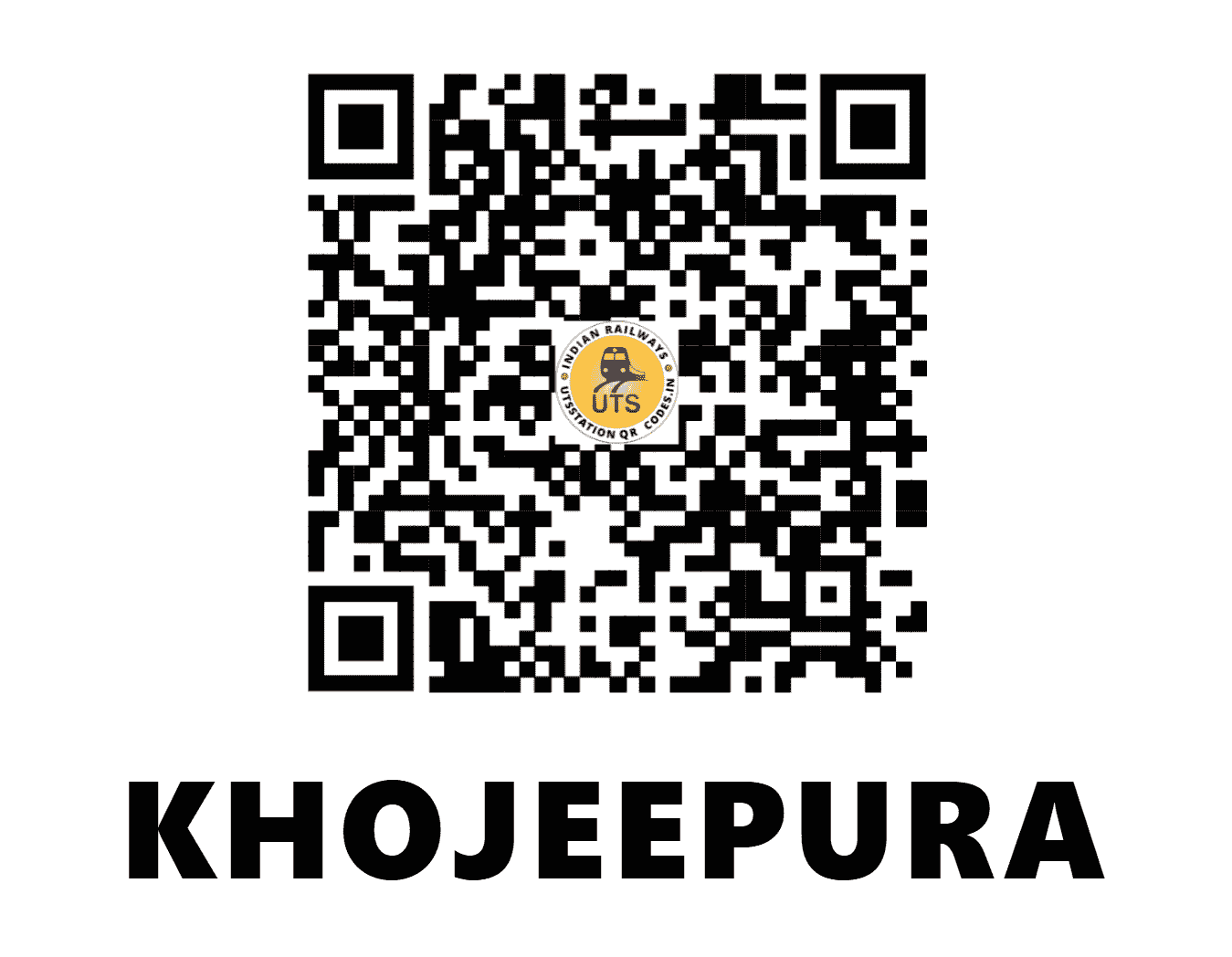 UTS QR Code for KHOJEEPURA - KJP - NC ()