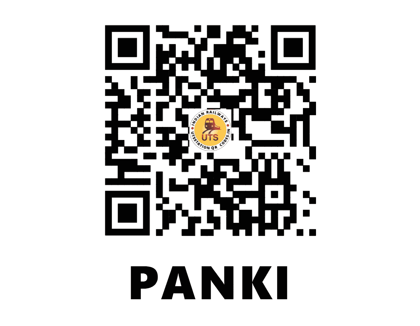 UTS QR Code for PANKI - PNK - NC ()