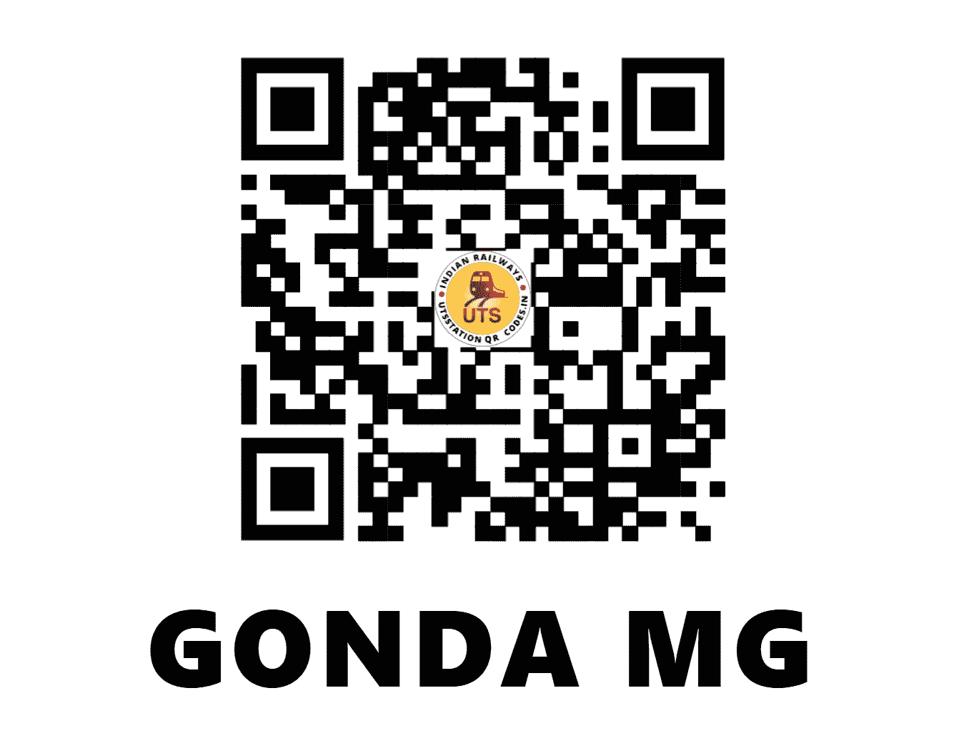 UTS QR Code for GONDA MG - GNAN - NE ()