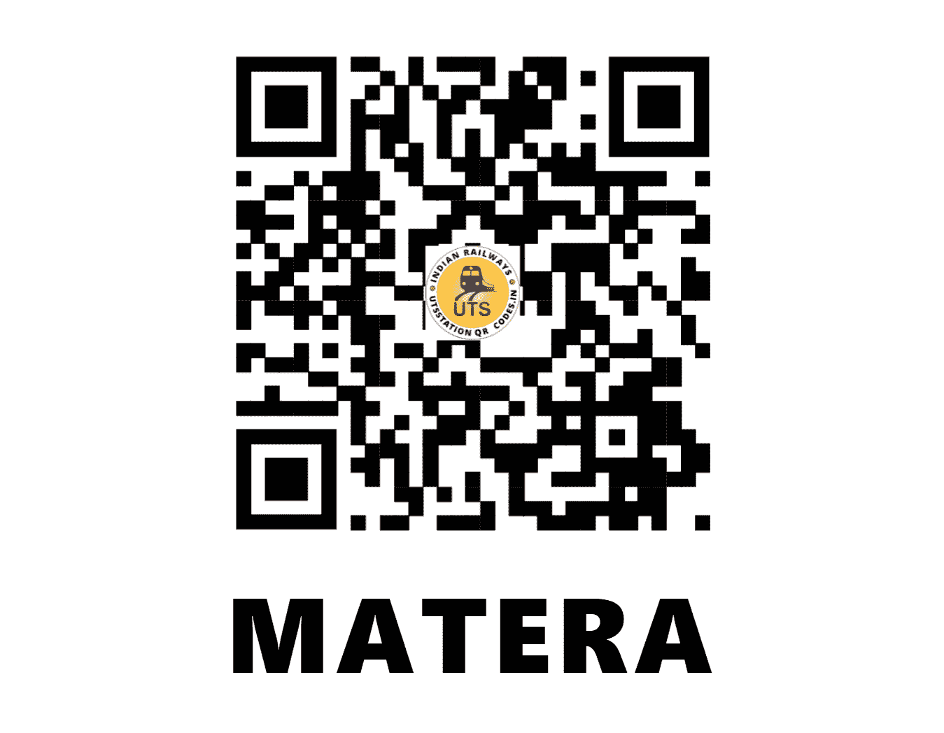 UTS QR Code for MATERA - MT - NE ()