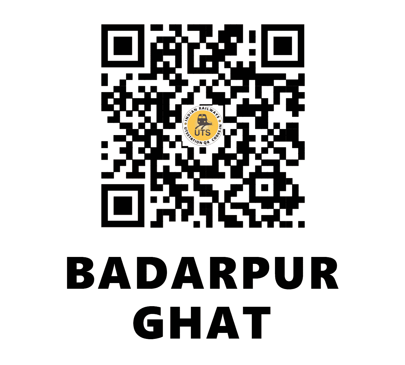 UTS QR Code for BADARPUR GHAT - BPG - NF ()