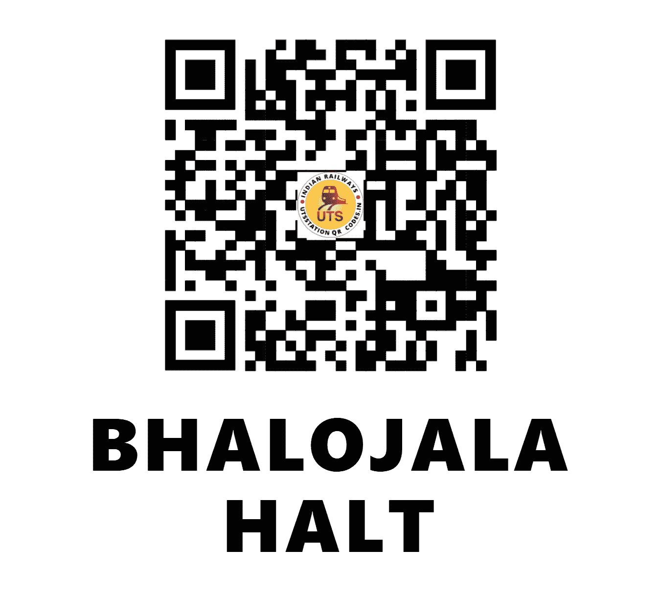 UTS QR Code for BHALOJALA HALT - BLJA - NR ()
