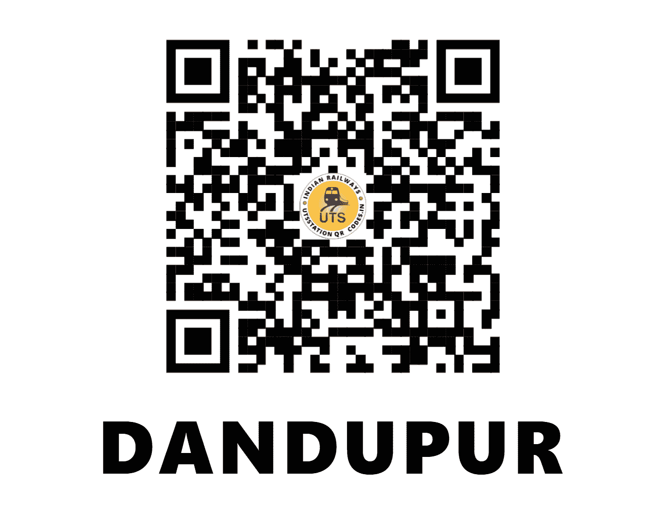 UTS QR Code for DANDUPUR - DND - NR ()