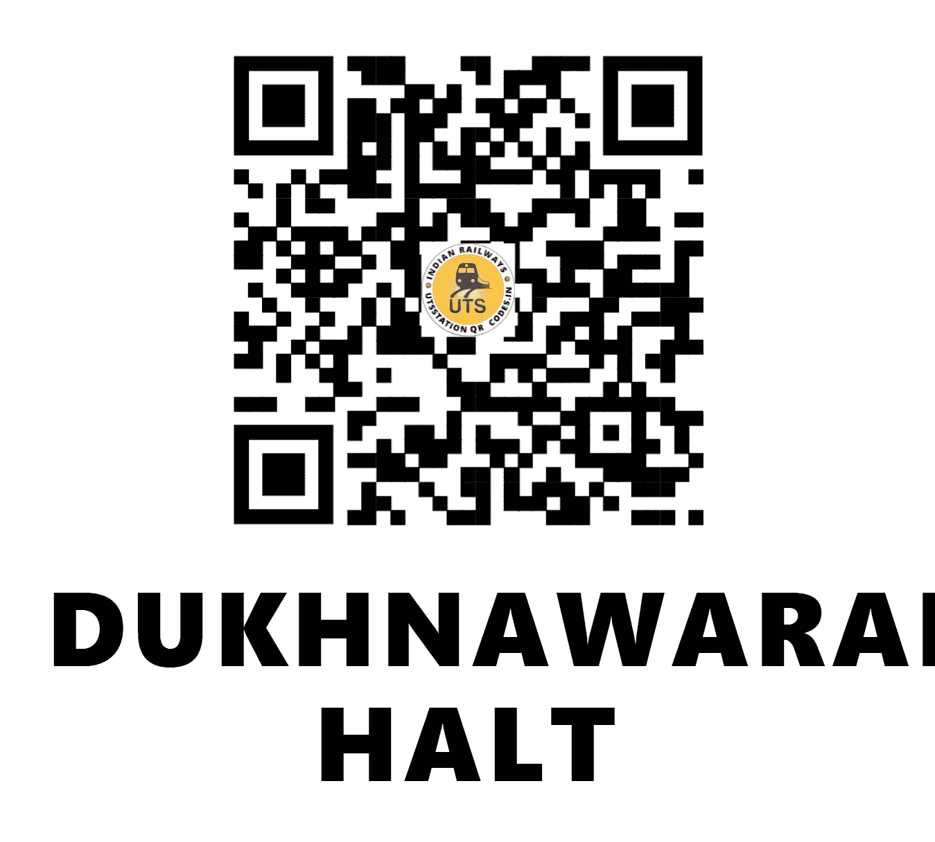 UTS QR Code for DUKHNAWARAN HALT - DUQ - NR ()