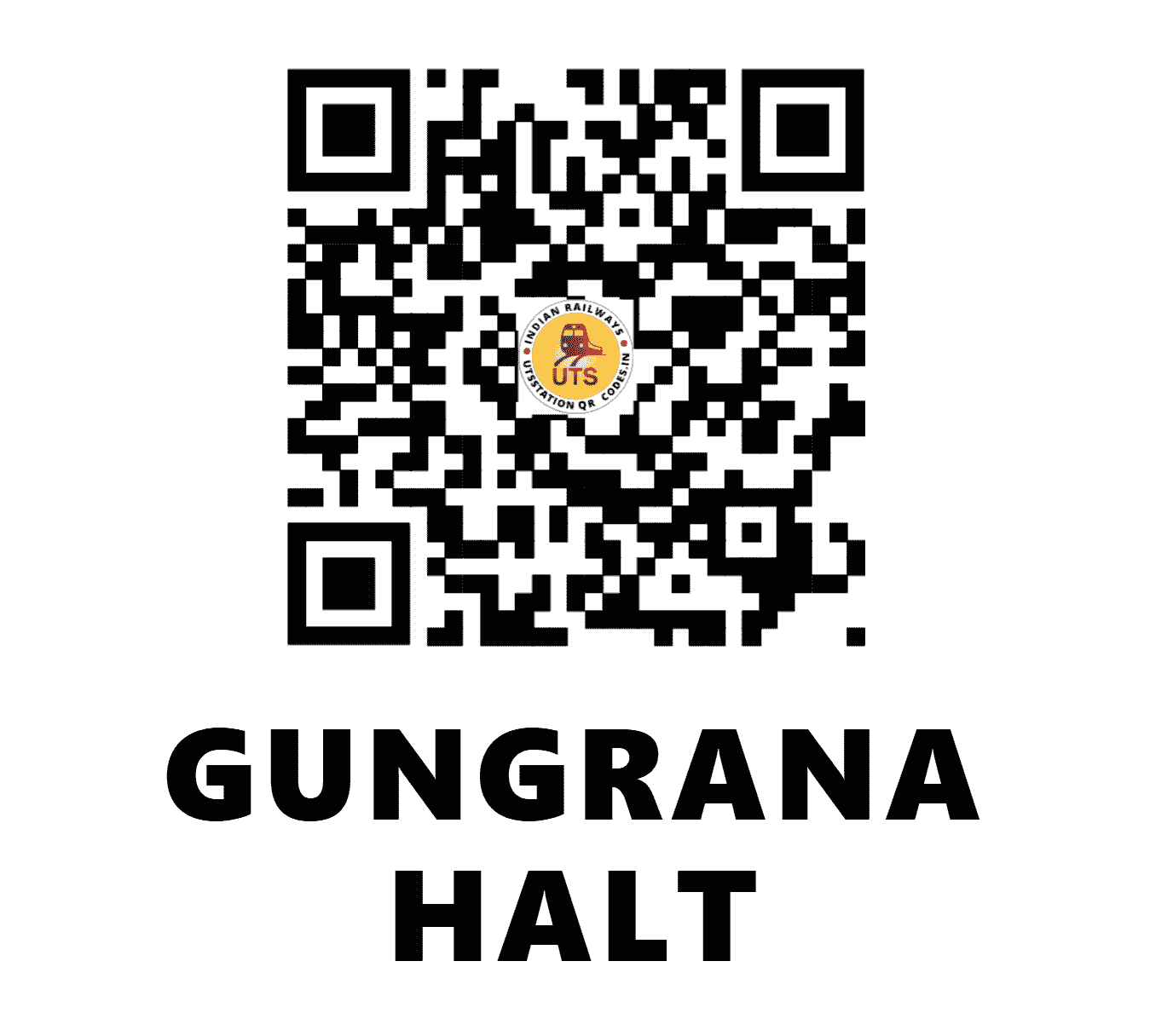 UTS QR Code for GUNGRANA HALT - GNGR - NR ()