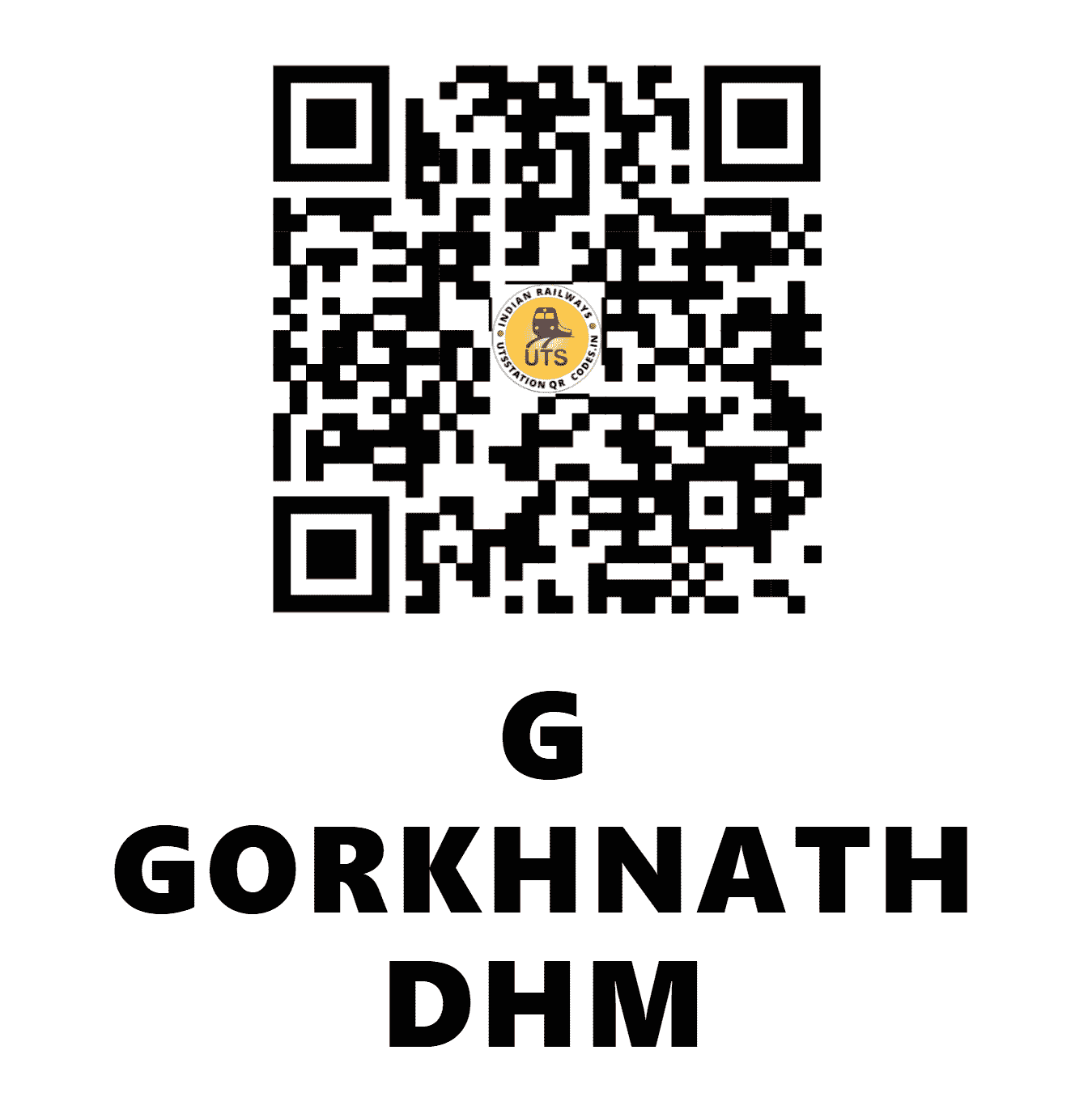 UTS QR Code for G GORKHNATH DHM - GUGD - NR ()