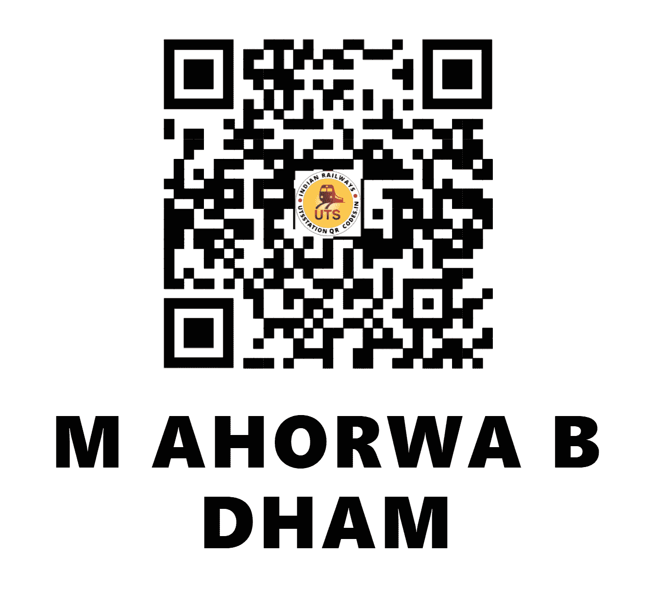 UTS QR Code for M AHORWA B DHAM - MABM - NR ()
