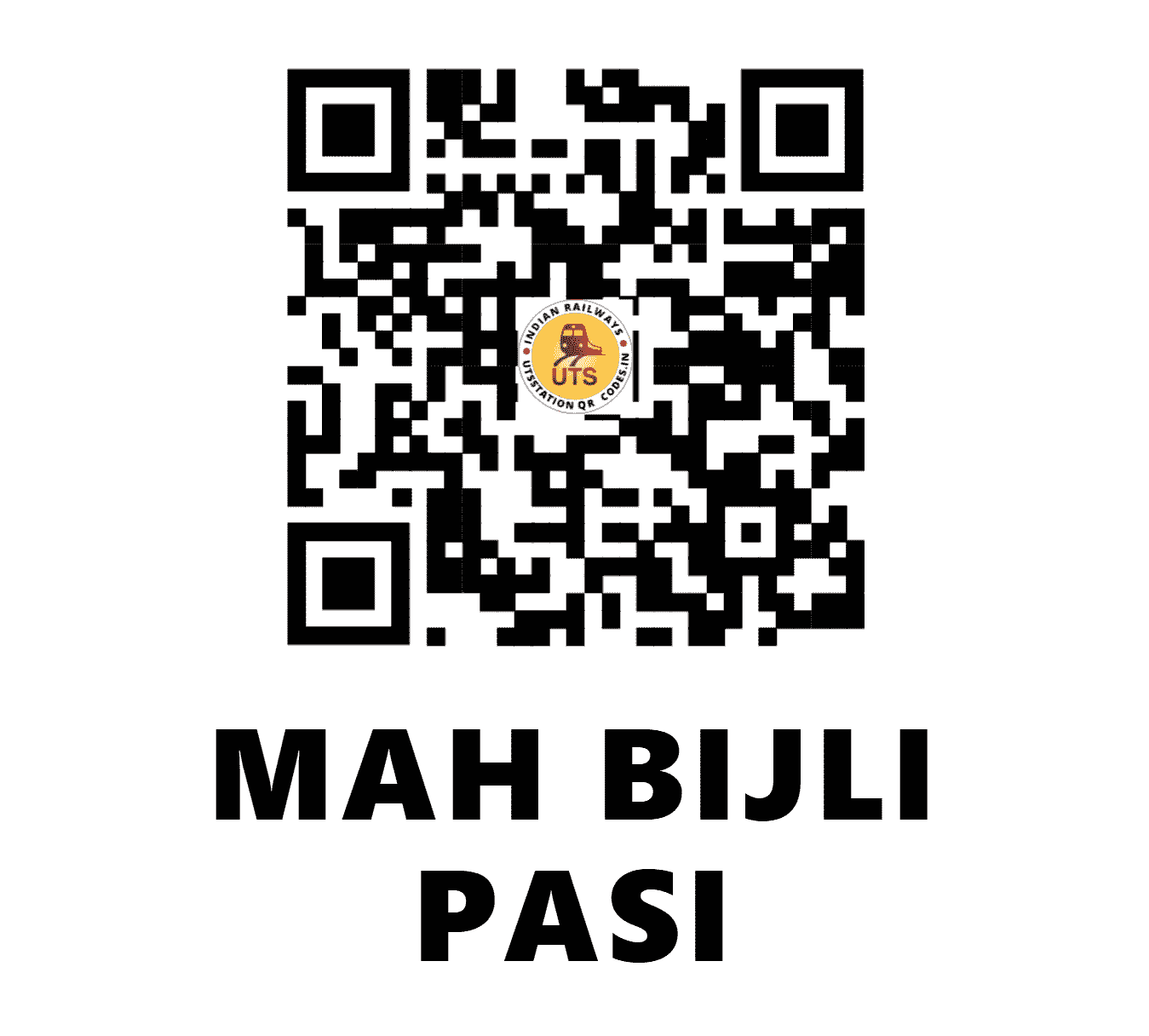 UTS QR Code for MAH BIJLI PASI - MBLP - NR ()