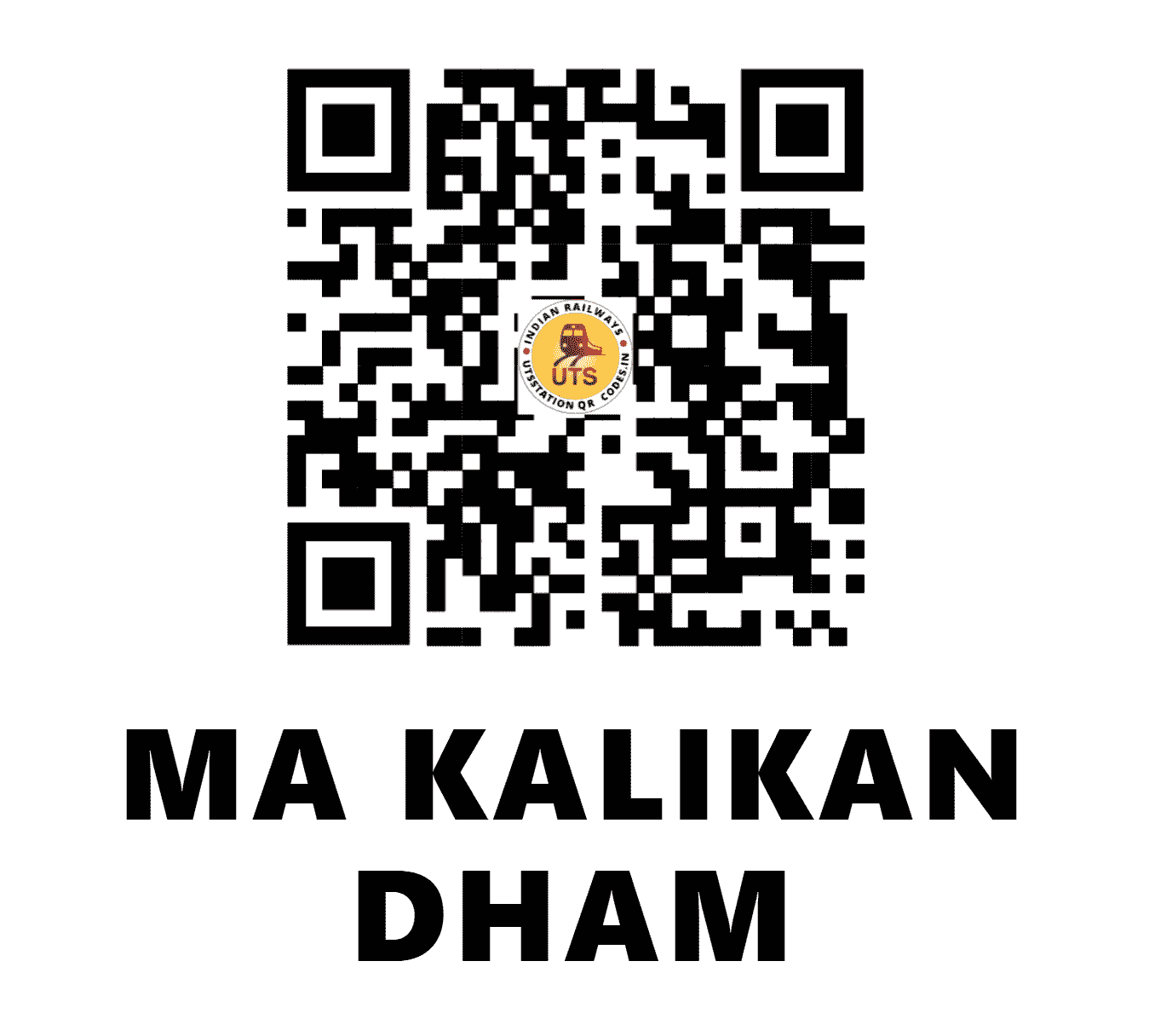 UTS QR Code for MA KALIKAN DHAM - MKDM - NR ()