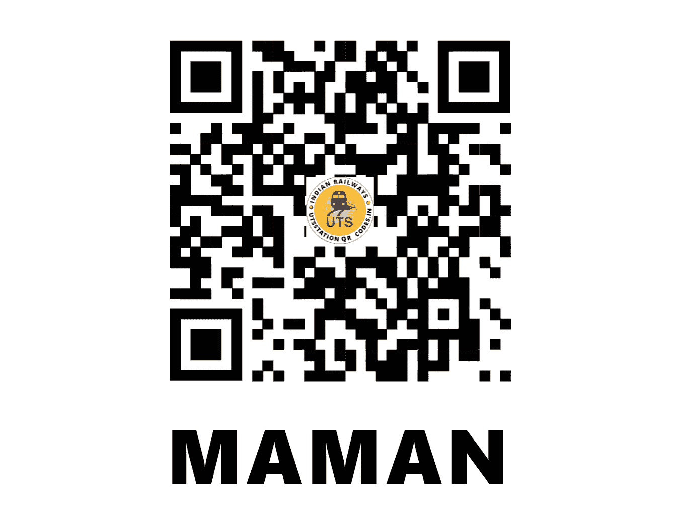 UTS QR Code for MAMAN - MOM - NR ()