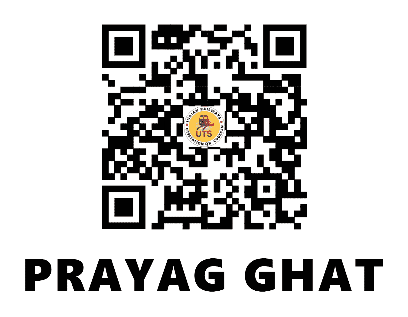 UTS QR Code for PRAYAG GHAT - PYG - NR ()
