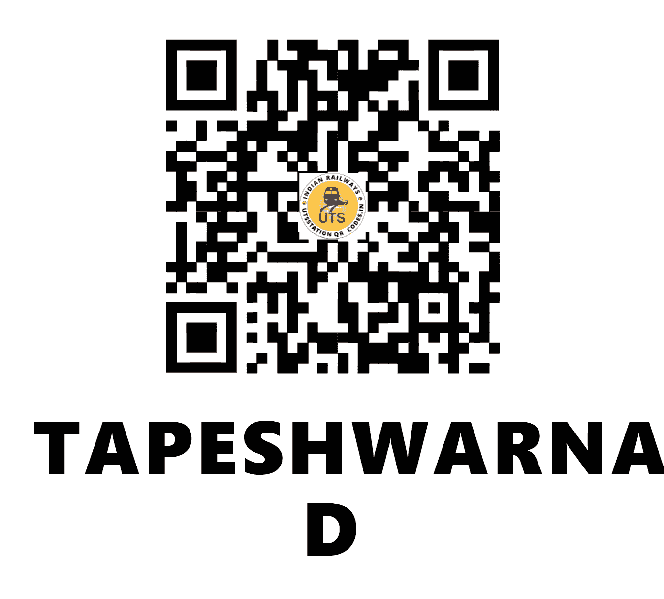 UTS QR Code for TAPESHWARNATH D - THWM - NR ()