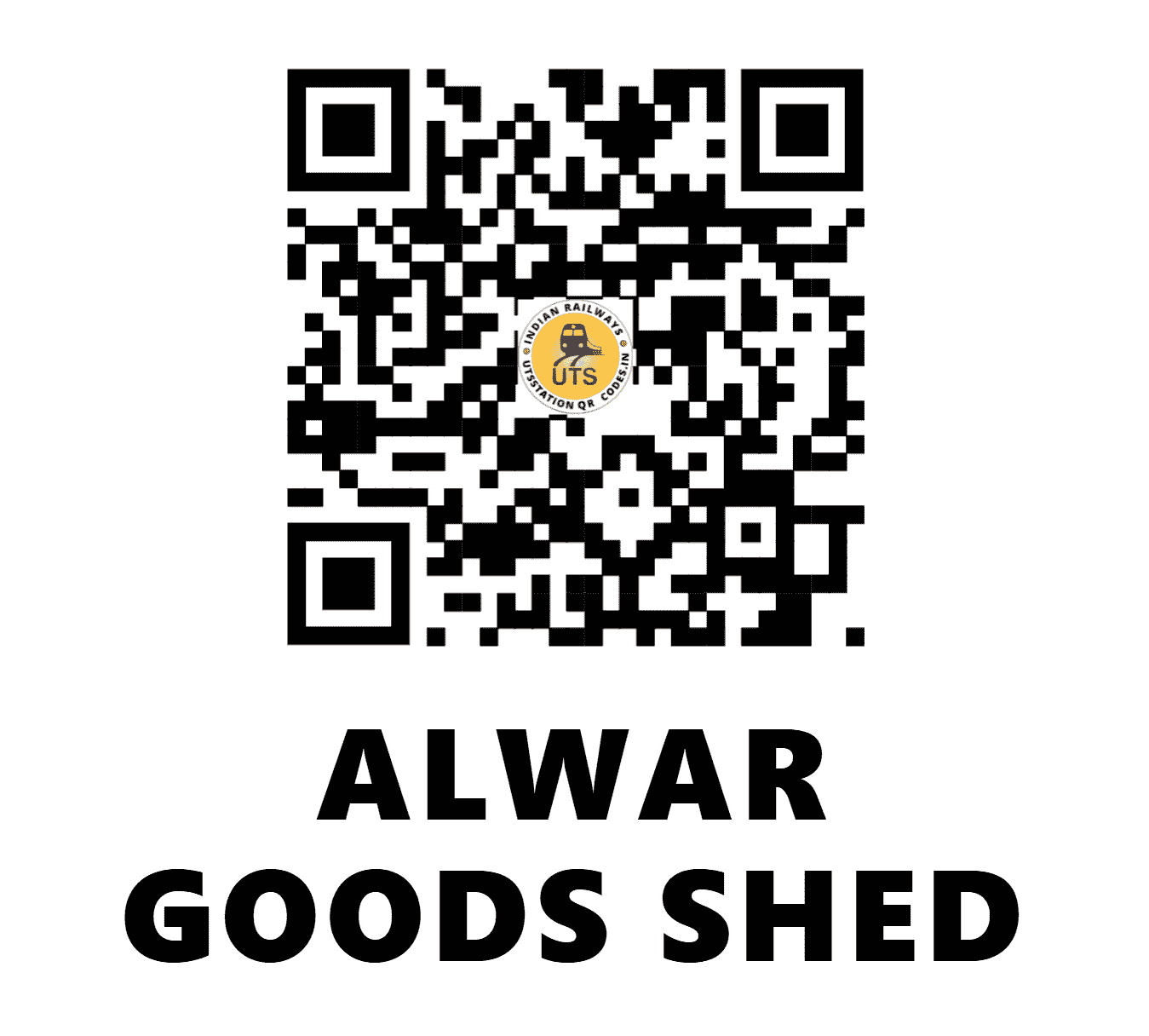 UTS QR Code for ALWAR GOODS SHED - AGS - NW ()